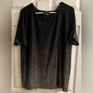 NEW DIRECTIONS~BLACK TOP with SILVER SPARKLES~LG